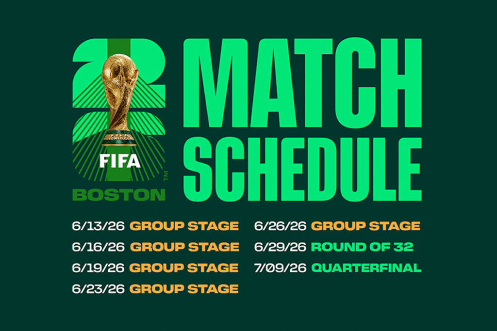 FIFA world cup 2026 Boston match schedule