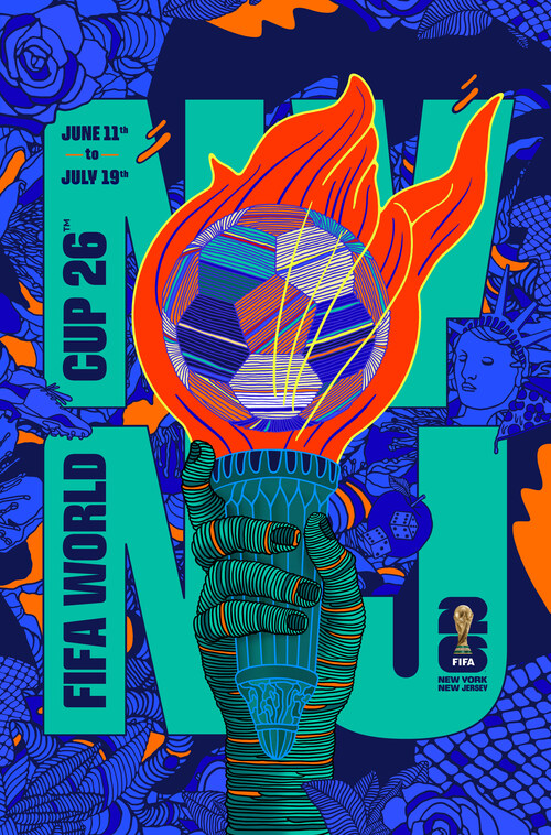 FIFA world cup 2026 New York New Jersey Poster